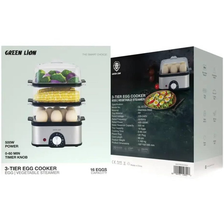 بخارپز چندمنظوره مدل 3-Tier گرین لاین