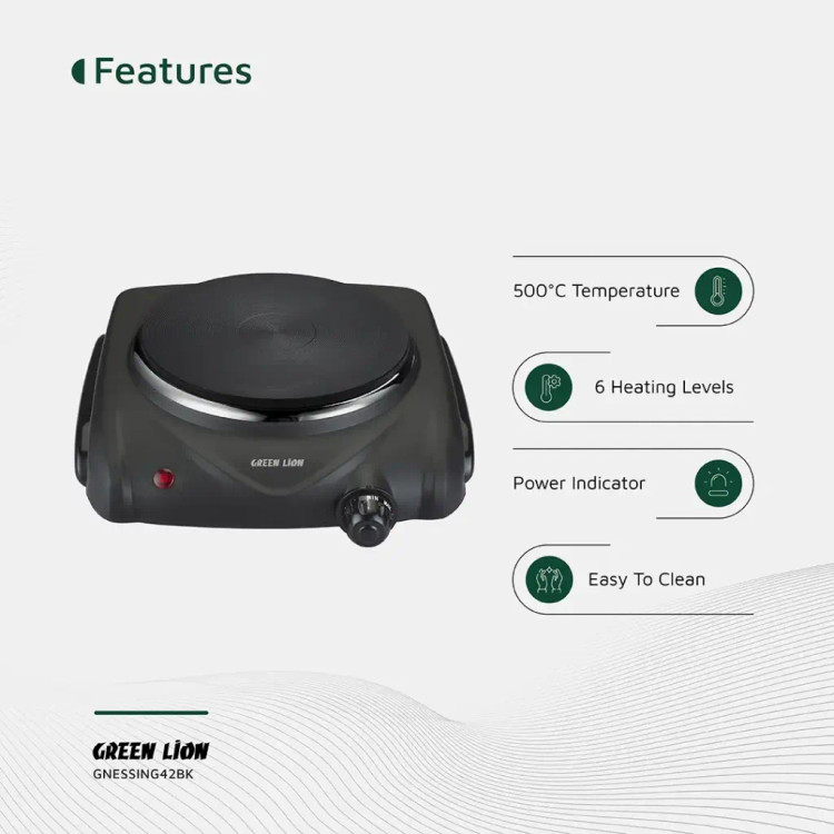 اجاق برقی تک شعله گرین لاین مدل GNESSING42BK
