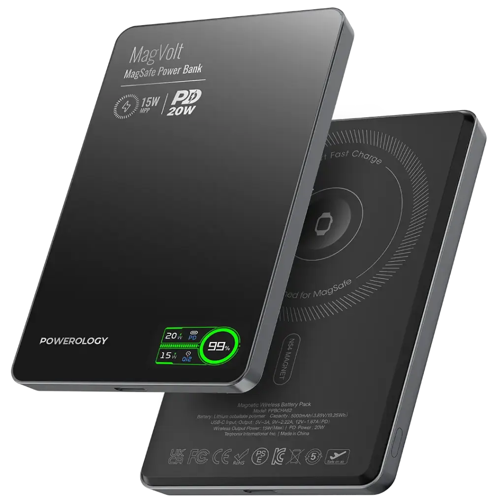 پاور بانک مگ سیف پاورولوژی Powerology 5000mAh Power Bank Magsafe