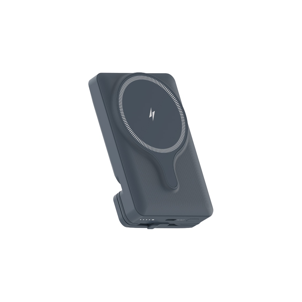 هولدر + شارژر وایرلس + Powerology 15W Square Magnetic Wireless Fast Charging Pad with Airvent Suction Mount and Car Charger