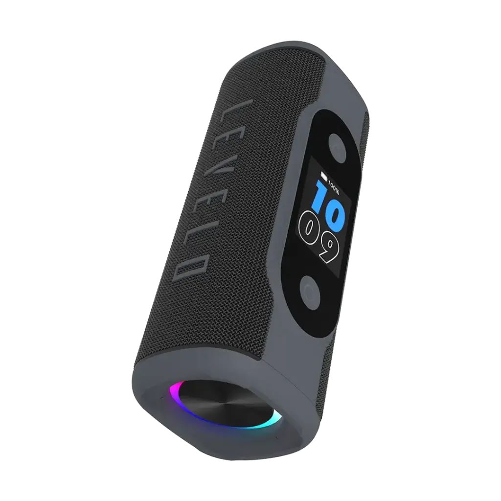 اسپیکر بلوتوثی Levelo BassBeat با توان 30 وات، باتری 8000mAh، نمایشگر TFT و Bluetooth 5.4