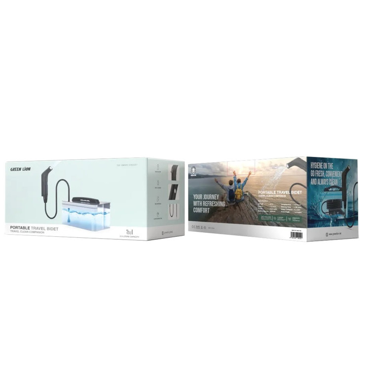 دوش بیده قابل حمل گرین لاین Green Lion Portable Travel Bidet مدل GNPORTRBDTBK