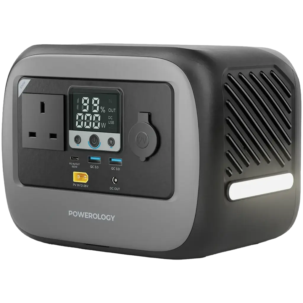 پاوراستیشن قابل حمل Powerology Pater I 300W مدل PWGC300GY ظرفیت 236.25Wh